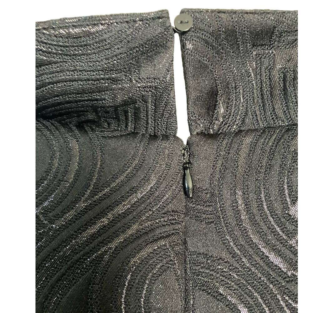 Target Limited Edition Women's Black Jacquard Knee-Length Lined Dress | Size 12 - Picture 6 of 12